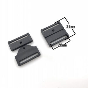 Color Plastic Three-Gear Buckle for Luggage Backpack Adjustment