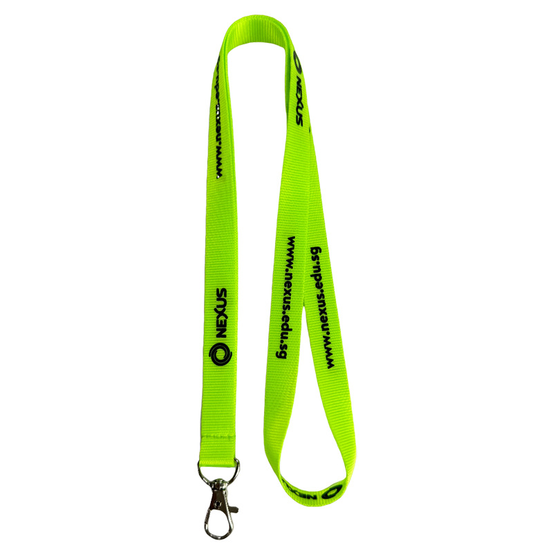 No Minimum Order Nylon Material Neck Polyester Sublimation Printed Lanyard