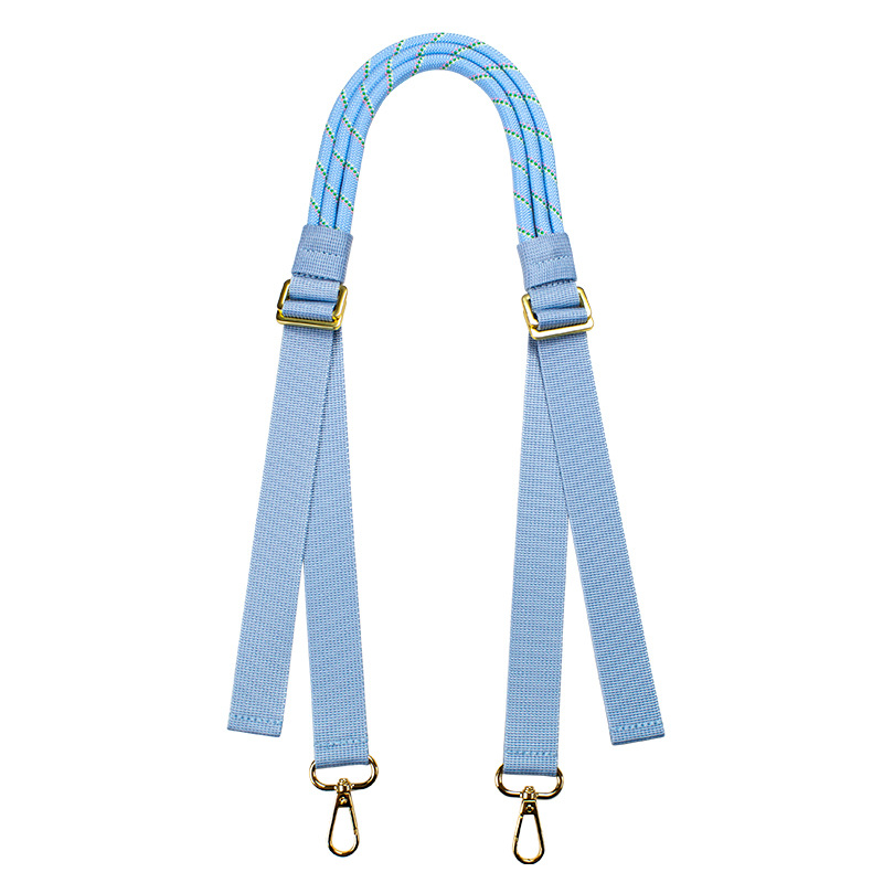 Colorful Braided Rope Shoulder Strap Adjustable Crossbody Replacement Bag Strap for DIY Handbags and Purses - Image 2