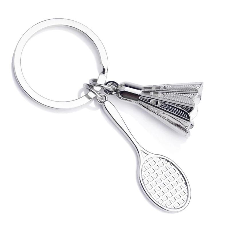 Creative Football Basketball Small Gift Badminton Keychain Pendant
