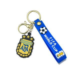 2026 FIFA World Cup 3D Football Mascot Rubber Silicone PVC Plastic Keychain