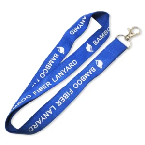 100PCS Bamboo Charcoal Fiber ID Card Holder Lanyard Hook With Custom Logo Imprint