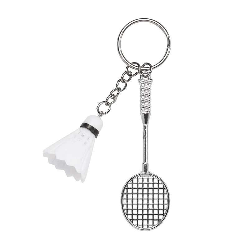 Creative Football Basketball Small Gift Badminton Keychain Pendant - Image 4
