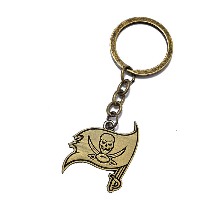 2026 Nuclear Radiation Logo Silver Metal Key Chain Ring - Image 5