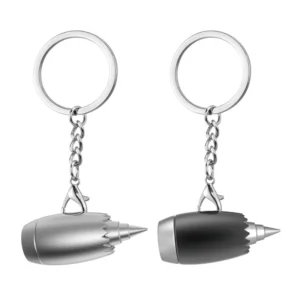Mini 3D Engine Metal Keyring Aviation Souvenir Gift Airplane Engine