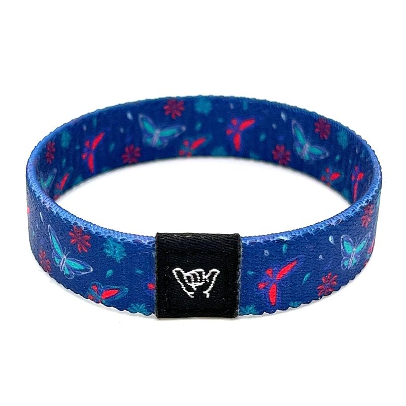 Promotional NFC Jesus Printed Fabric Bracelet RPET Recycle Elastic Wristband with Logo - Image 3