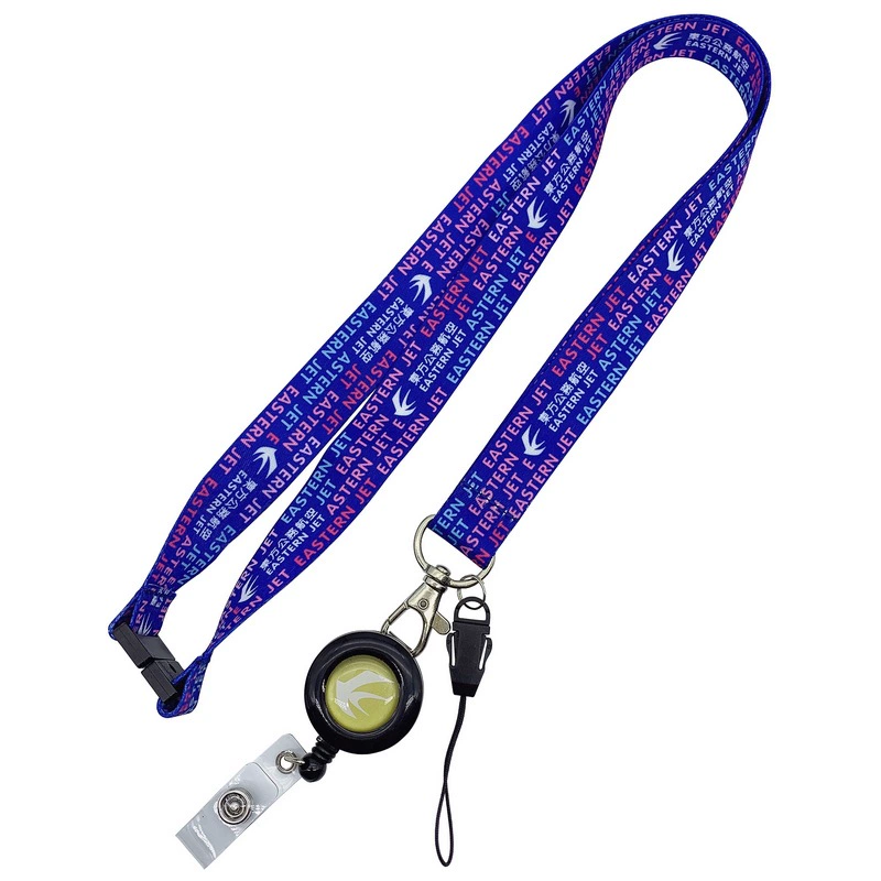 100pcs Custom Logo Silk Screen Printing Polyester Lanyards Hook Accessories Office - Image 3