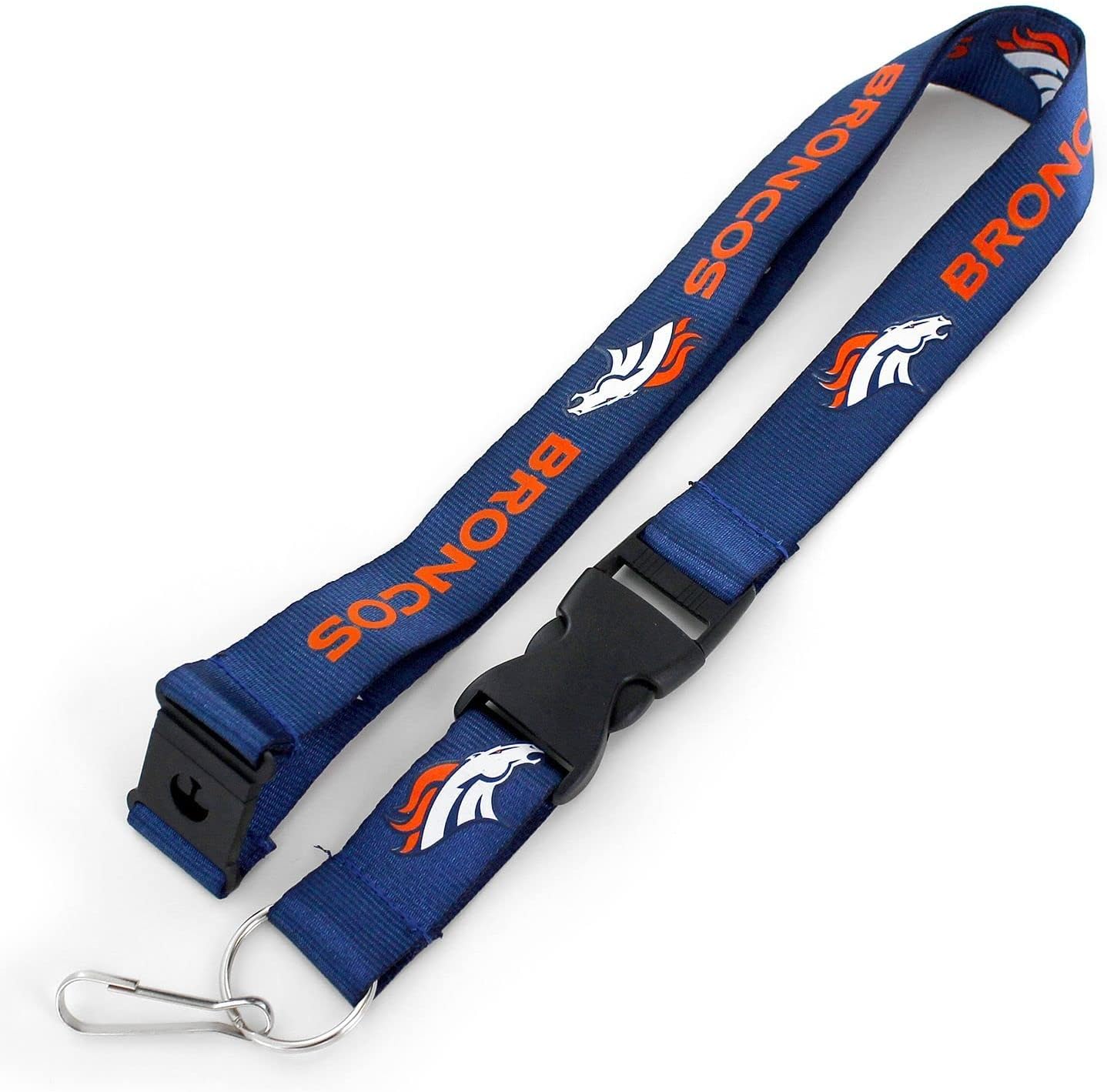 Polyester Nylon Printed Football Team Lanyards With Logo Custom