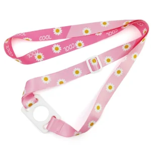 Adjustable Custom Water Bottle Holder Lanyard Neck Strap