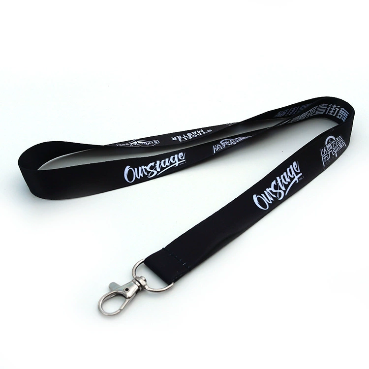 Sublimation Printed 10mm 20mm 25mm ID Card Lanyard with Polyester