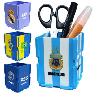2027 Barcelona for Argentina Fans Souvenirs PVC Football Team Pen Holder